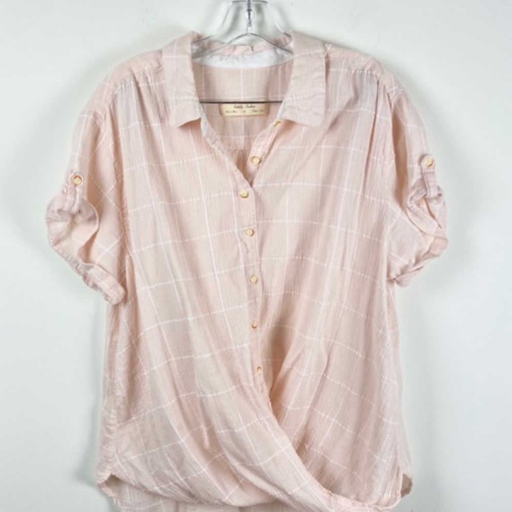NWT Anthropologie Isabella Sinclair shirt - XS - Picture 3 of 8